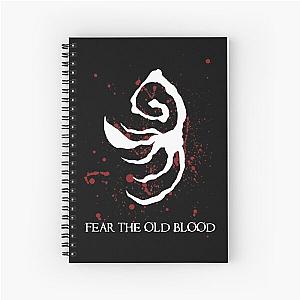 Beast's Embrace Symbol - Bloodborne Caryll Rune Spiral Notebook