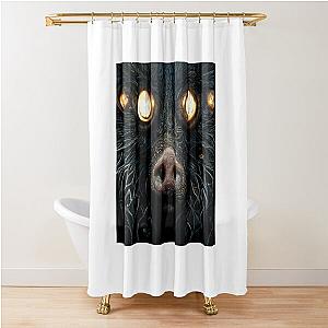 Bloodborne Realistic Boar Shower Curtain