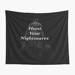 Vintage Bloodborne Gift Hunt Your Nightmares Tapestry