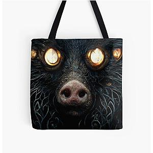 Bloodborne Realistic Boar All Over Print Tote Bag