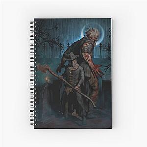 Father Gascoigne Bloodborne Spiral Notebook