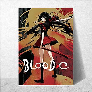 Blood C Saya Kisaragi Sword Blood C Posters
