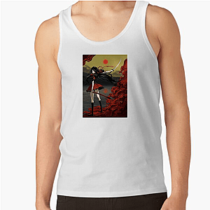 Blade First. Talk Later. Blood C Tank Tops