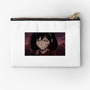 Blood in the Cherry Blossoms Blood C Zipper Pouches
