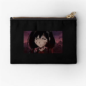 Blood in the Cherry Blossoms Blood C Zipper Pouches