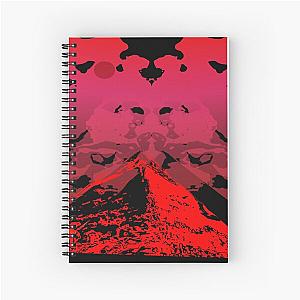 Blood Incantation red Pyramids, Sphinx Spiral Notebook