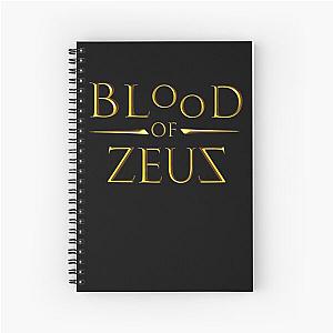 Blood Of Zeus text Spiral Notebook