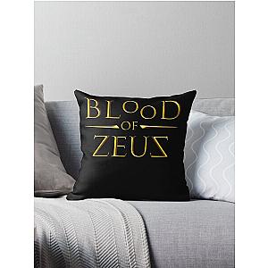 Blood Of Zeus text Throw Pillow