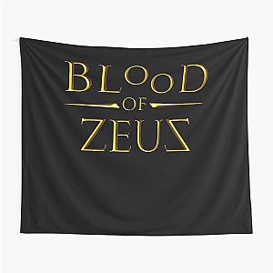 Blood Of Zeus text Tapestry