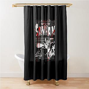 SAMHAIN - bloodstained vintage live photo and logo Shower Curtain