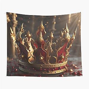 A Bloodstained Crown Of A Fallen Majesty Tapestry