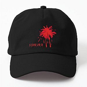 Forever Dead?-Red Creepy Halloween Bloodstained Dad Hat
