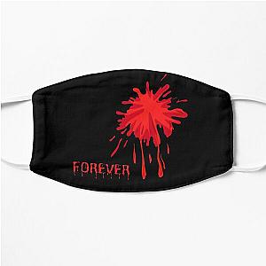 Forever Dead?-Red Creepy Halloween Bloodstained Flat Mask