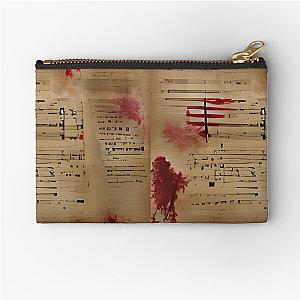 Bloodstained Sheet Music Zipper Pouch