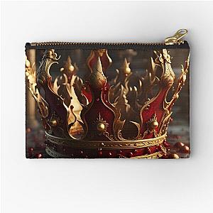 A Bloodstained Crown Of A Fallen Majesty Zipper Pouch