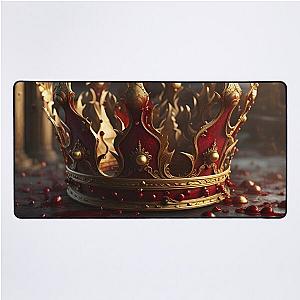 A Bloodstained Crown Of A Fallen Majesty Desk Mat