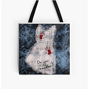 “Your Bloodstained Pinafore” Design All Over Print Tote Bag
