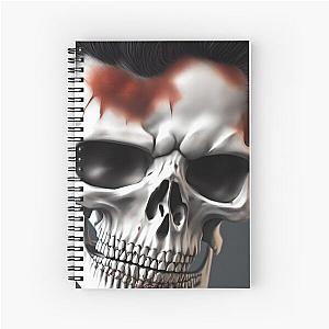 Bloodstained Surreal Skull Artwork - Skull Colection. Spiral Notebook