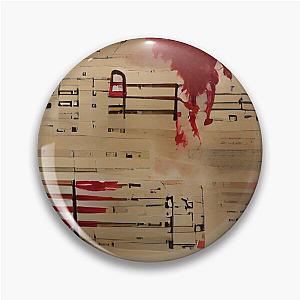 Bloodstained Sheet Music Pin