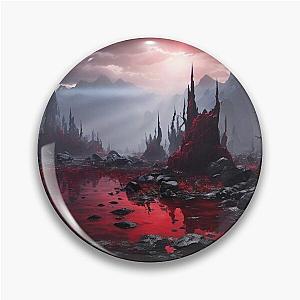 Bloodstained Mire - Fantasy Land Series - Reimagined Artwork Pin