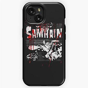 Samhain Band - Bloodstained Vintage Live Photo And Logo Initium iPhone Tough Case
