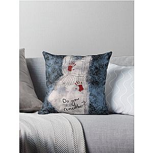 “Your Bloodstained Pinafore” Design Throw Pillow