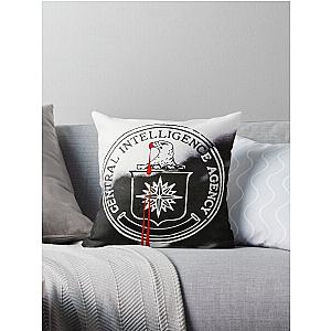 Bloodstained C.I.A. Throw Pillow