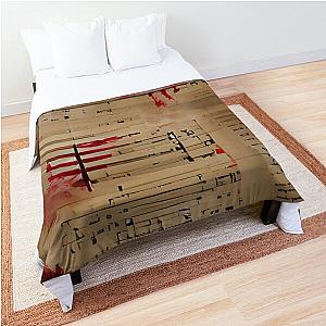 Bloodstained Sheet Music Comforter