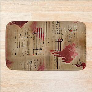 Bloodstained Sheet Music Bath Mat