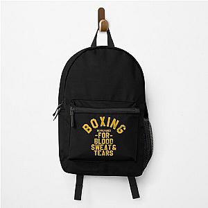 BOXING, BE PREPARED FOR BLOOD SWEAT AND TEARS WASH OUT BY SUBGIRL Backpack