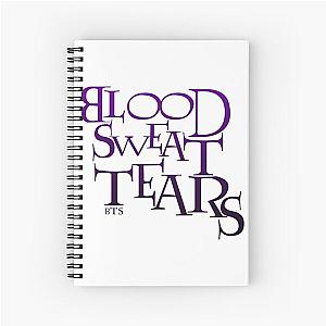 Blood Sweat Tears - BTS (Purple) Spiral Notebook