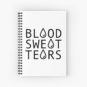 Blood Sweat & Tears Spiral Notebook