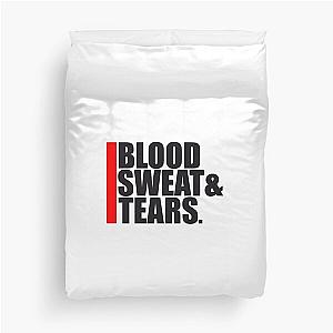 tears sweat blood blood cry tears beam blood exhausting cool endure sweating hot warm heat summer hot cool sunny holiday sweat Duvet Cover