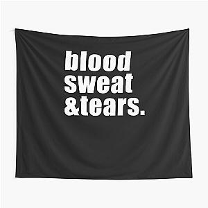 Blood Sweat Tears Funny Korean Hangul RM Tapestry