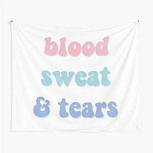 Blood sweat and tears pastel text - BTS Tapestry