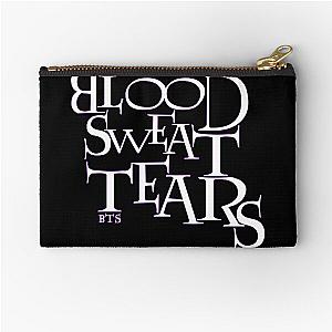 Blood Sweat Tears - BTS (White) Zipper Pouch