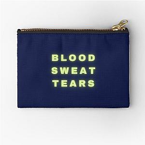 Blood Sweat Tears Zipper Pouch