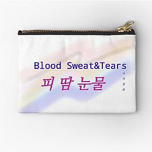 The Blood sweat and tears lettering Zipper Pouch