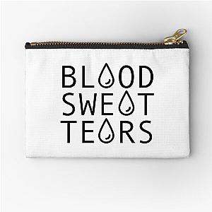 Blood Sweat & Tears Zipper Pouch