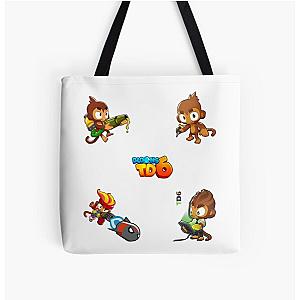 Singe Bloons Td 6 pack All Over Print Tote Bag RB2407