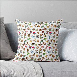 Bloons TD 6 Monkeys Pattern Throw Pillow RB2407