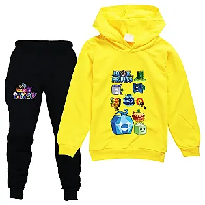 Blox Fruits Game Fruits Kids Hoody Sweatshirts Pants 2pcs Sets