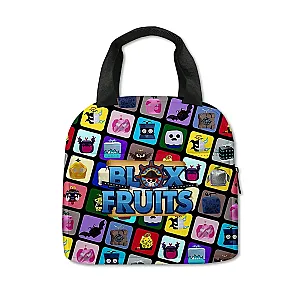 ROBLOX Cartoon Game Blox Fruits Fashionable Portable Lunch Bag
