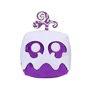 11cm Purple White Dough Blox Fruits Stuffed Toy Plush