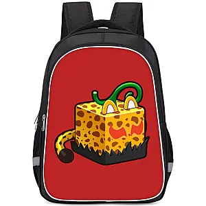 Blox Fruits Cute Cartoon Anime Graphic Print Backpack