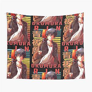 Rin Okumura Blue Exorcist Retro Anime Design  Tapestry