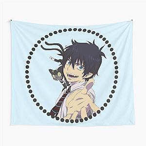 Rin Okumura and Kuro - Blue Exorcist - Ao No Exorcist Tapestry