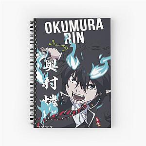 Blue Exorcist Rin Okumura Anime Character, Ao no Exorcist Spiral Notebook