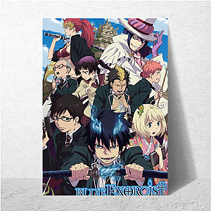 Blue Exorcist Rin Okumura Flame Blue Exorcist Posters