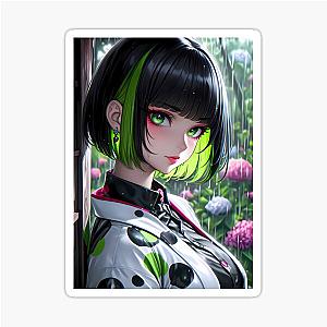 Amaimon Blue Exorcist Anime Neon Rain Glare Intensity Sticker